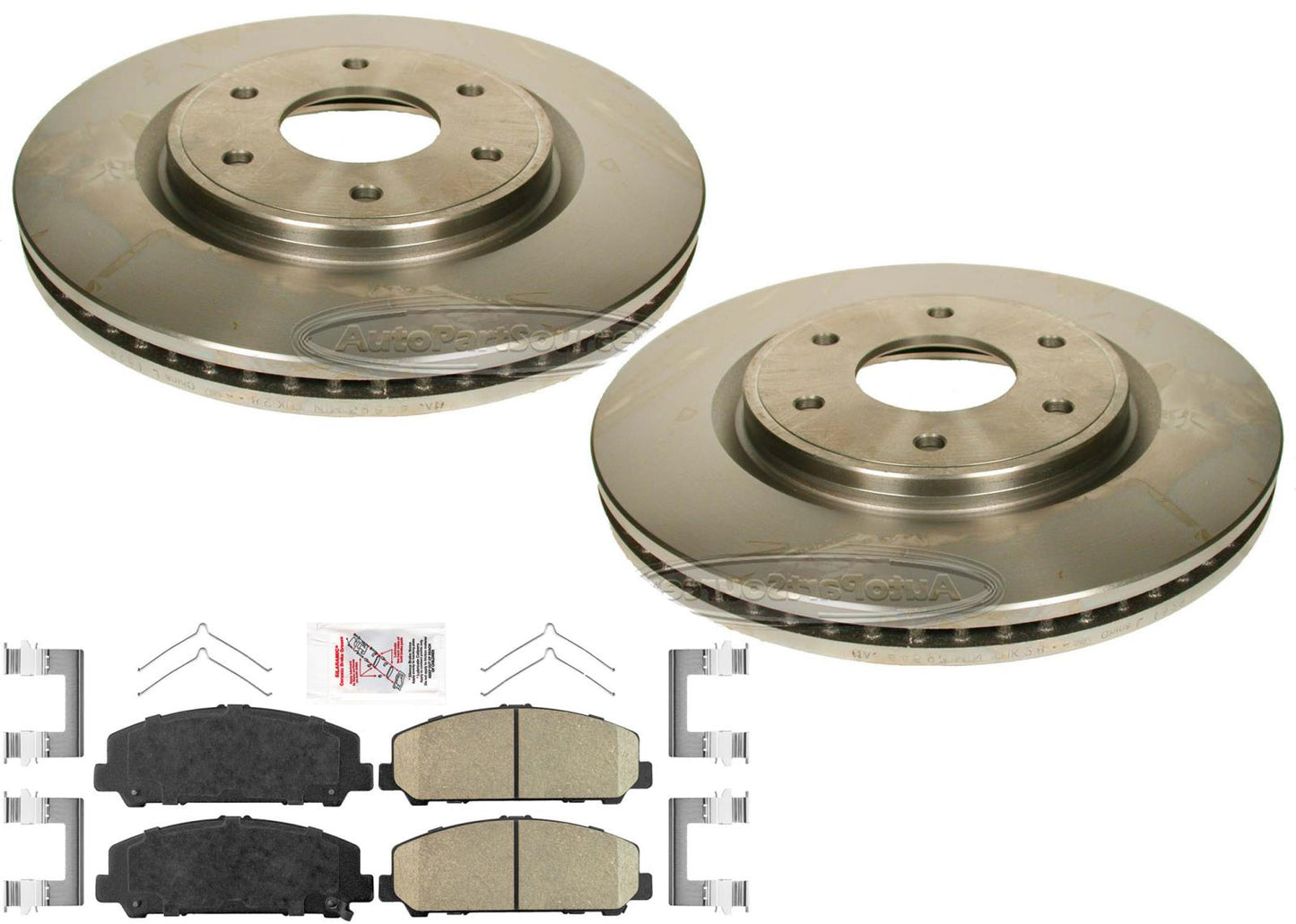 Discos y pastillas de freno delantero para Nissan Armada desde 03/2006