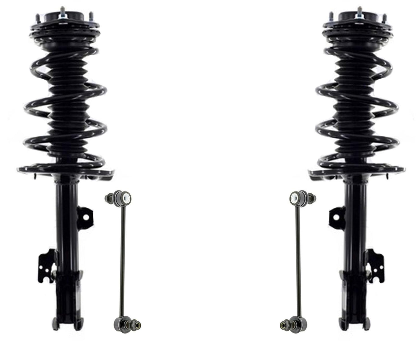 Front Complete Struts & Sway Bar Links For 2014-2019 Toyota Highlander 2.7L