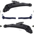100% New 6pc Kit Front Lower Control Arms Tie Rods Links for Toyota Venza 09-16