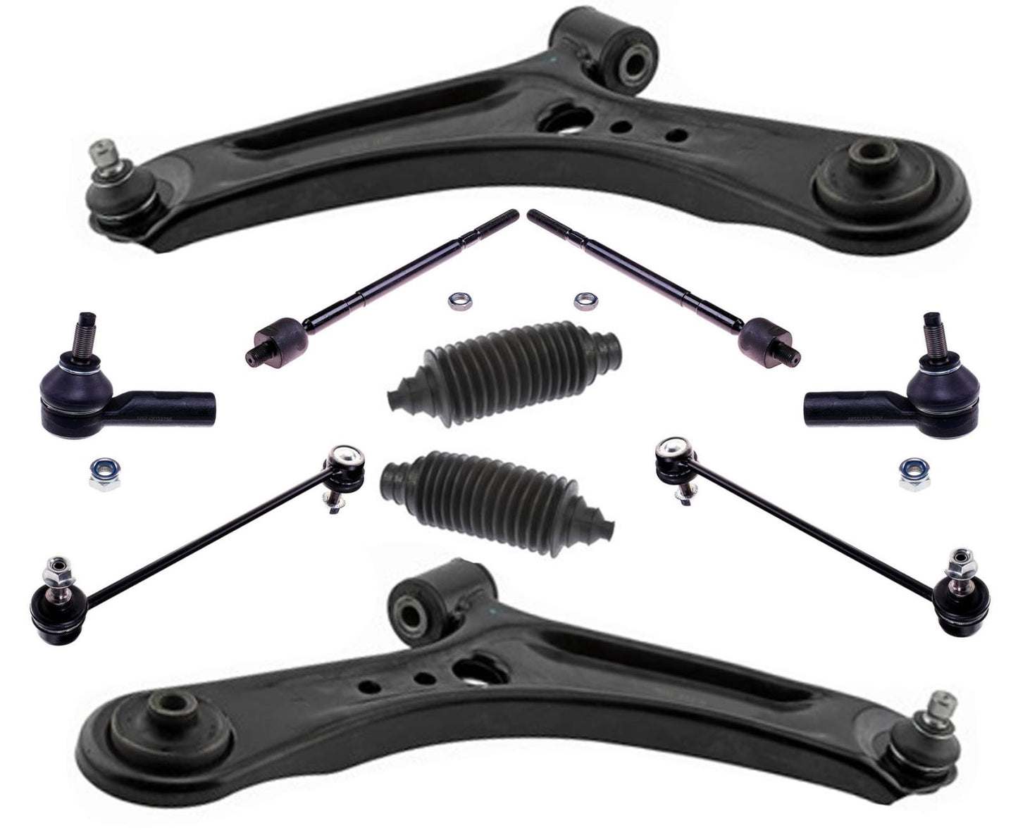Brazo de control inferior y rótula, varillas de amarre, enlaces de barra estabilizadora para Suzuki SX4 2007-2014