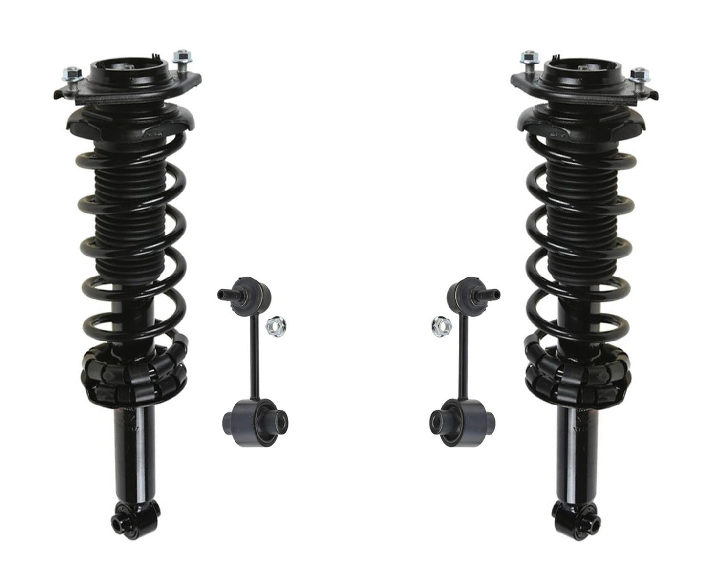 Rear Complete Struts & Sway Bar Links For 2013-2017 Subaru Crosstrek