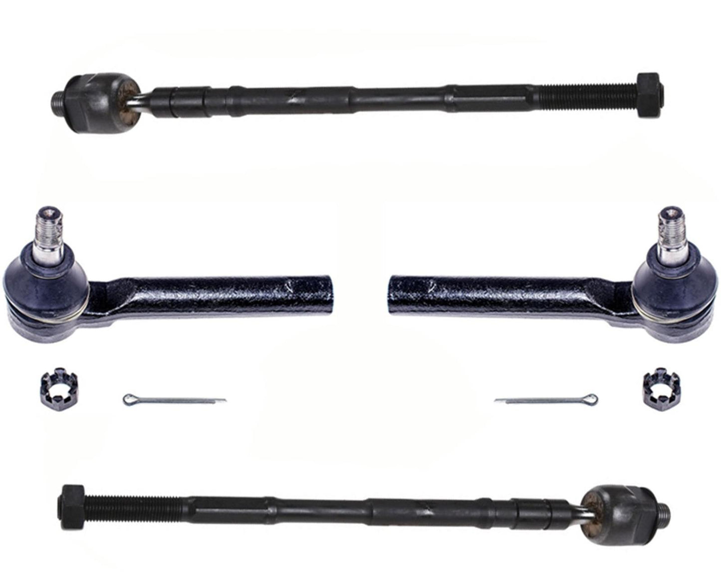Front Inner Outer Tie Rods For Subaru Crosstrek 2013-2021 Forester 2014-2018