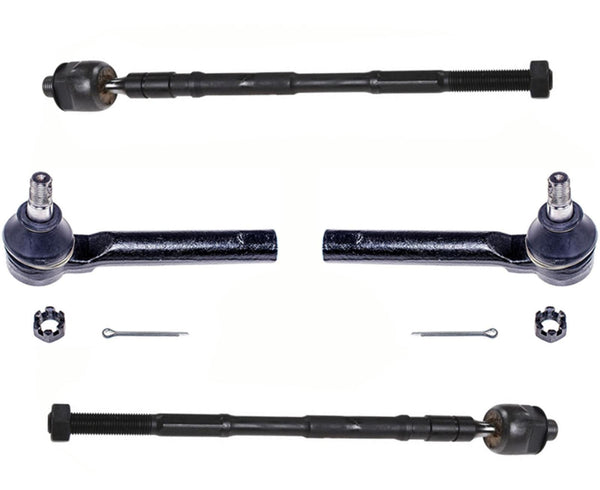 Front Inner Outer Tie Rods For 2013-2021 Subaru Crosstrek & 2014-2018 Forester