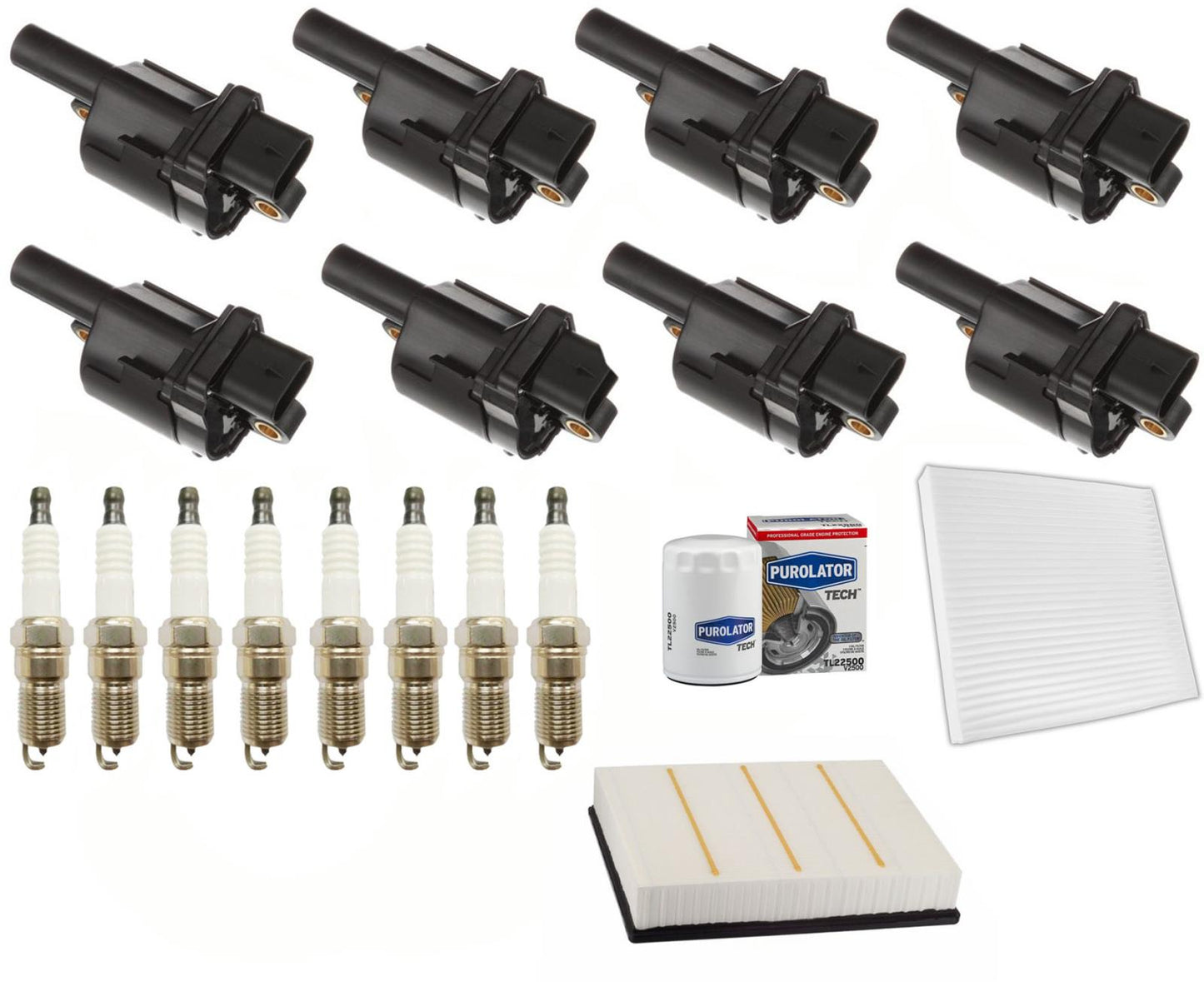 Tune Up Kit Ignition Coils & Spark Plugs For 2017-2021 Cadillac Escalade 6.2L