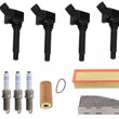 Direct Ignition Coils Spark Plugs & Filters For 14-2017 Volkswagen Beetle 1.8L
