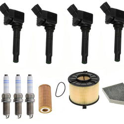 Bobinas de encendido directo, bujías y filtros para Audi A4 2017-2020 17-19 2.0L