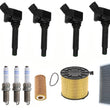 Direct Ignition Coils Spark Plugs & Filters For 2017-2019 Audi A4 Quattro 2.0L