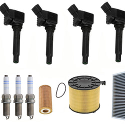Bobinas de encendido directo, bujías y filtros para Audi A4 Quattro 2.0L 2017-2019