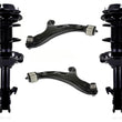 Front Complete Strut Assemblies & Lower Control Arms For 18-2019 Subaru Legacy