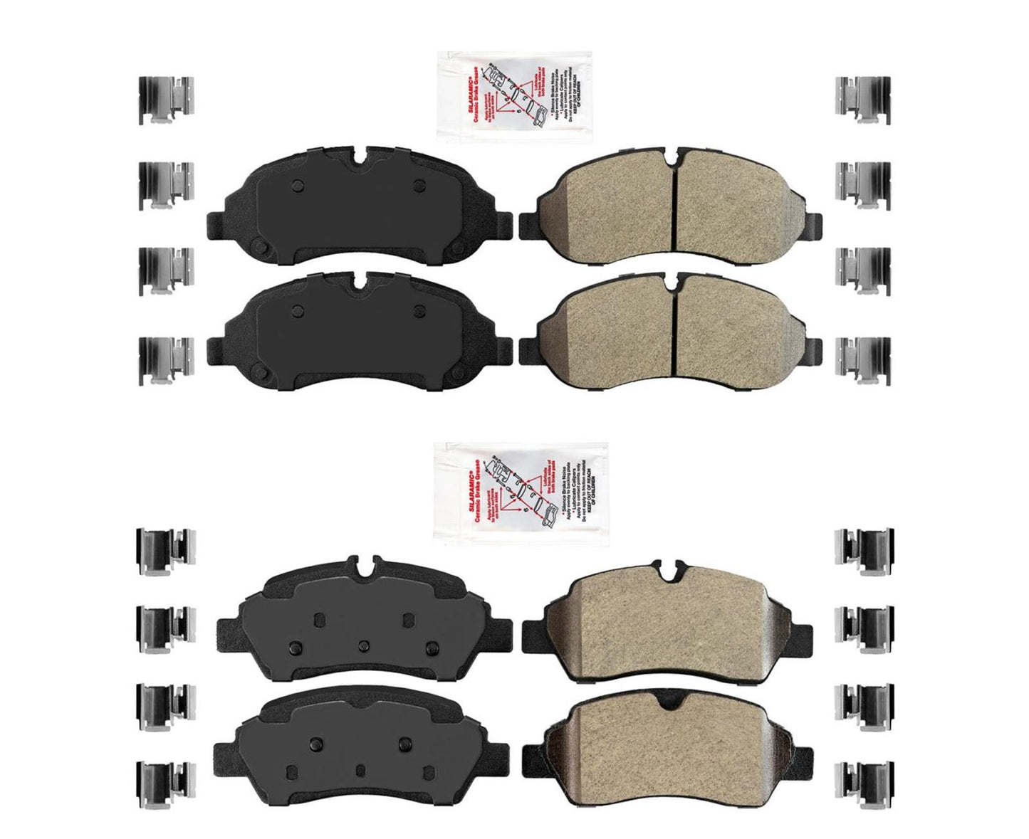 Front Pads and Rear Pads FOR 2015 -2019 Ford Transit 150 250 350 Heavy Duty HD