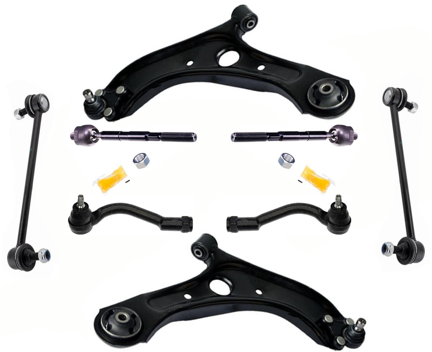 Front Control Arms Tie Rod Link For Hyundai Tucson 2016-2021 All Wheel Drive