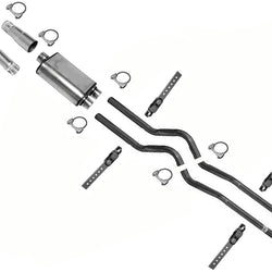 For Chevrolet Silverado 5.7L 1996-1999 Single Outlet Convert Dual Exhaust