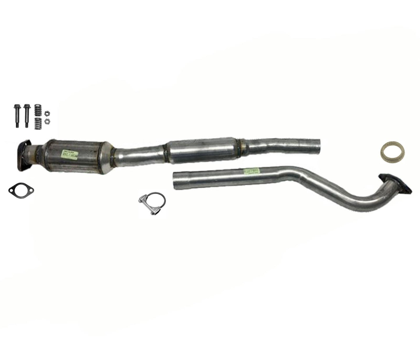 Tubo de extensión de escape silenciador de resonador delantero compatible con Subaru Baja 2.5L 04-06
