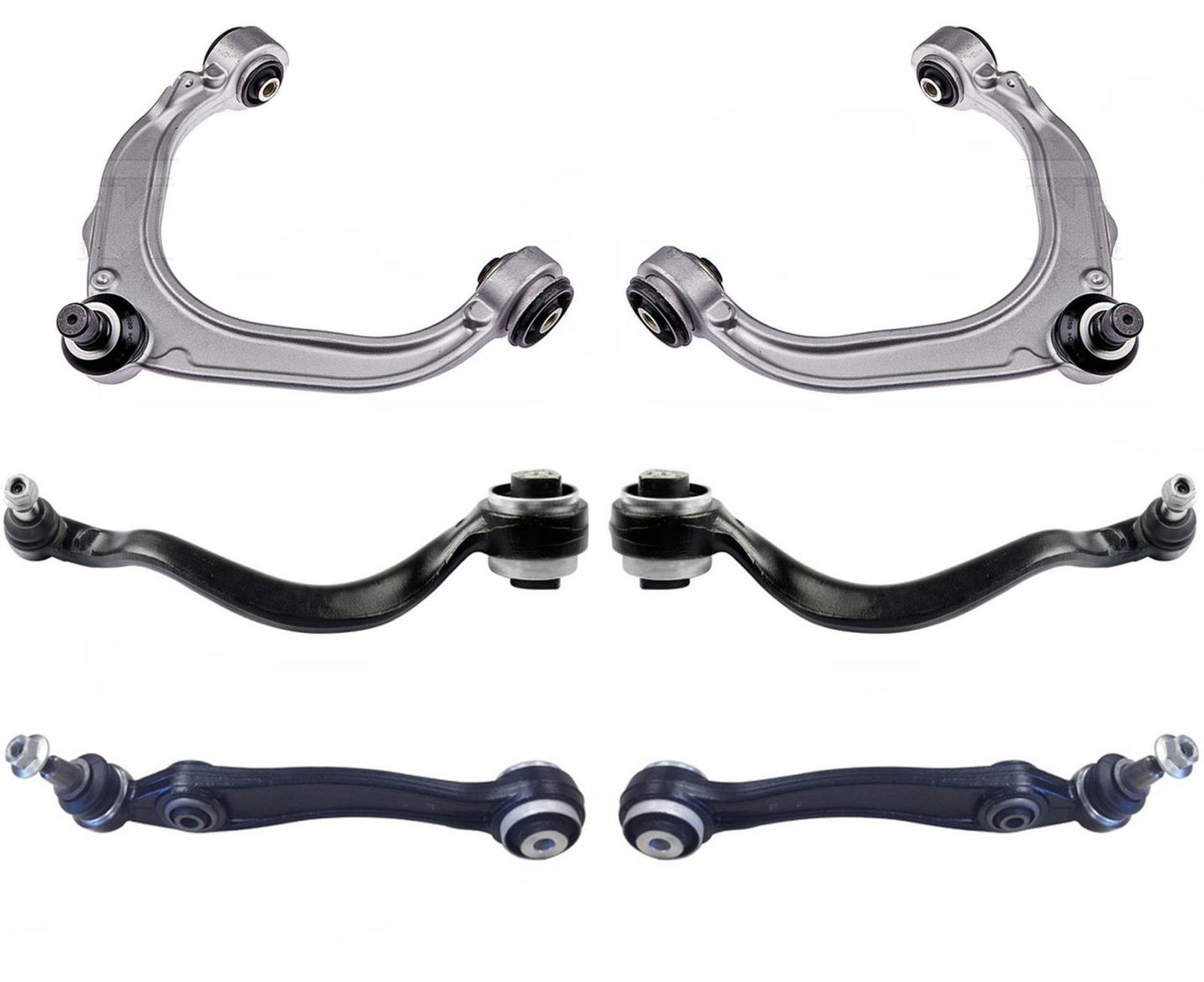 Front Upper & Lower Control Arms With Ball Joints Assembly For BMW X5 2014-2018