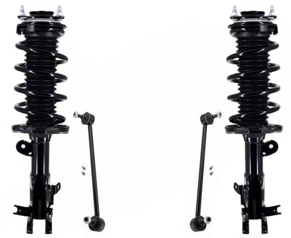 Front Complete Struts Assembly & Links For Honda Civic SI Coupe 2012-2013