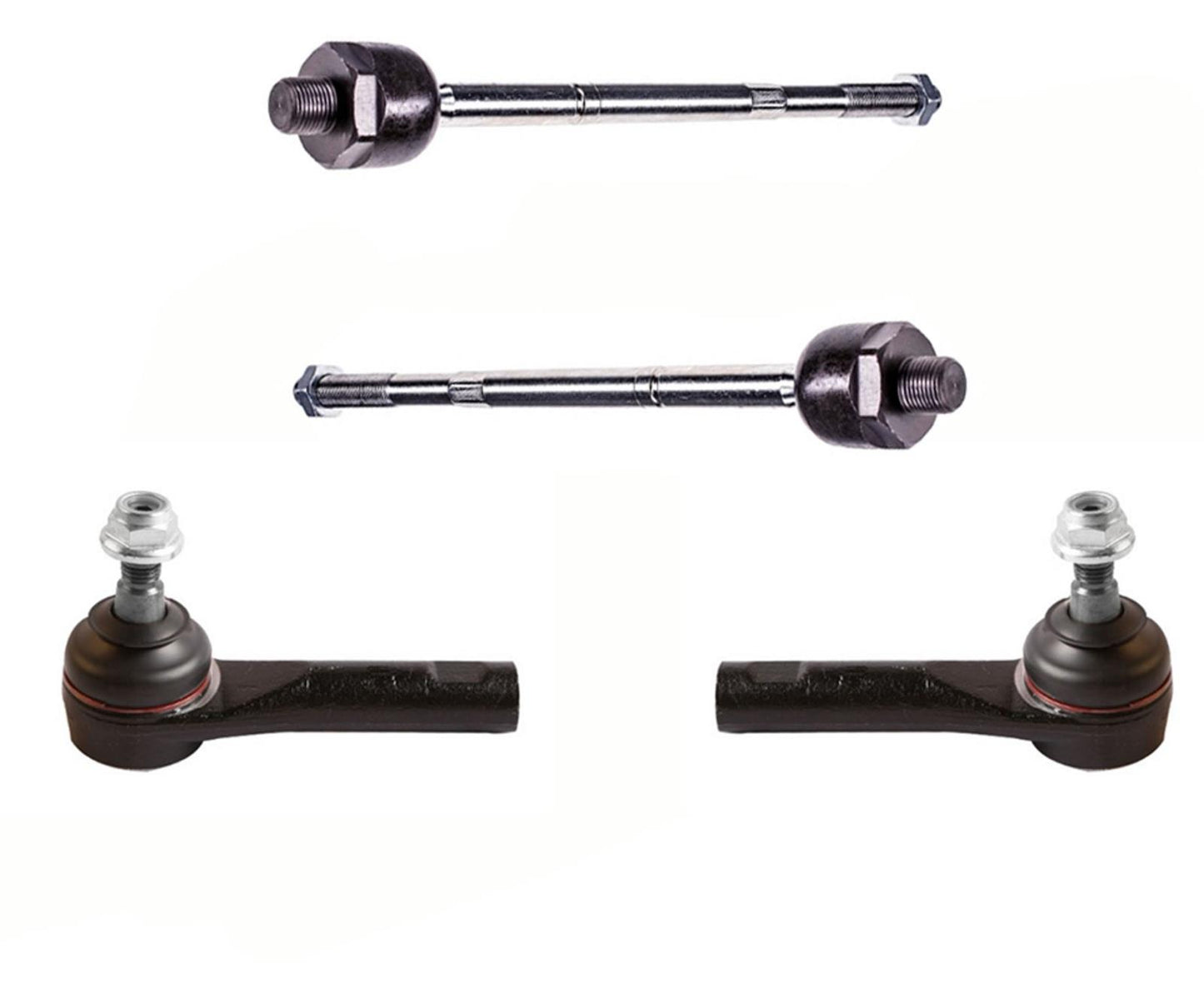 Front Inner & Outer Tie Rods For 2015-2022 Ram Promaster City