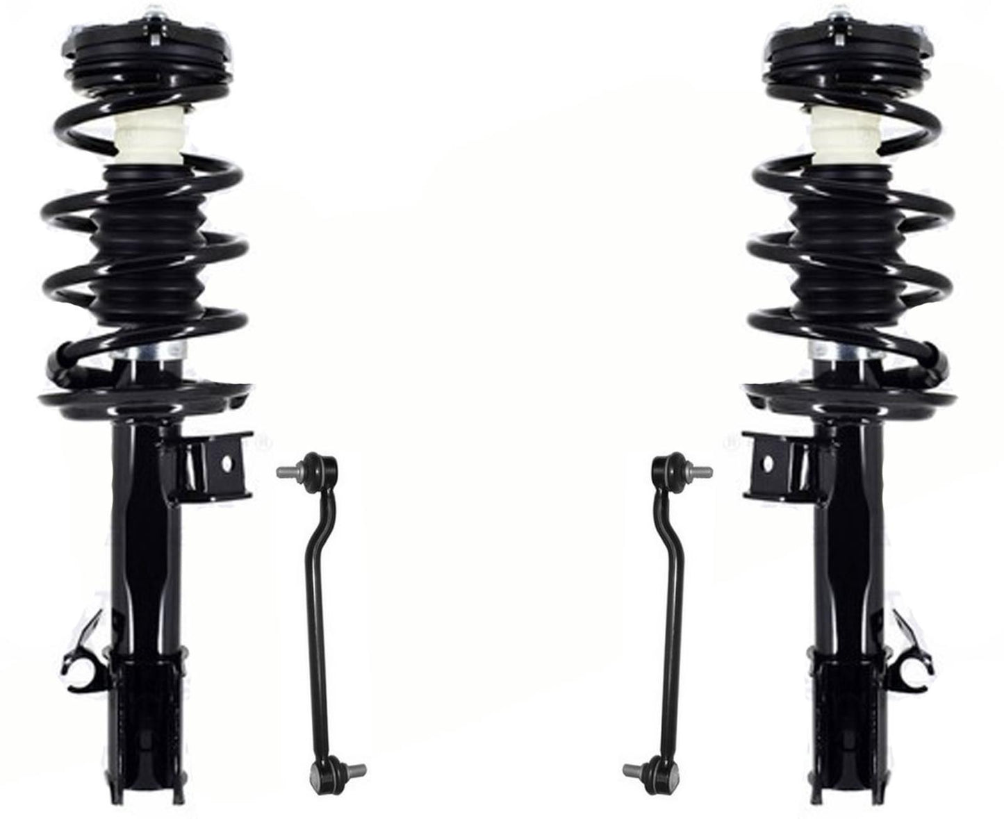 Conjunto de puntales delanteros completos con resorte para Mercedes Benz C240 4Matic 2003-2005