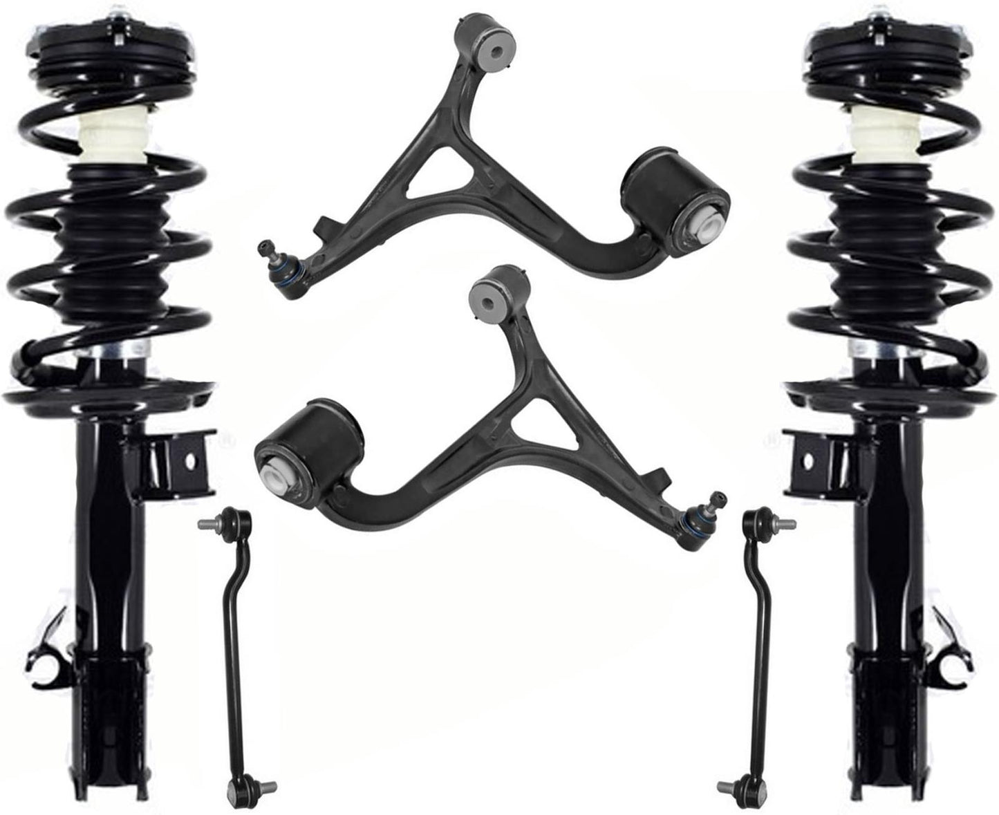 Brazos de control inferiores y enlaces de puntales delanteros para Mercedes Benz C240 4Matic 2003-2005