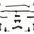 For Jeep Wrangler 07-17 Upper Lower Ball Joints Tie Rod Arm Sleeves Pitman Arm