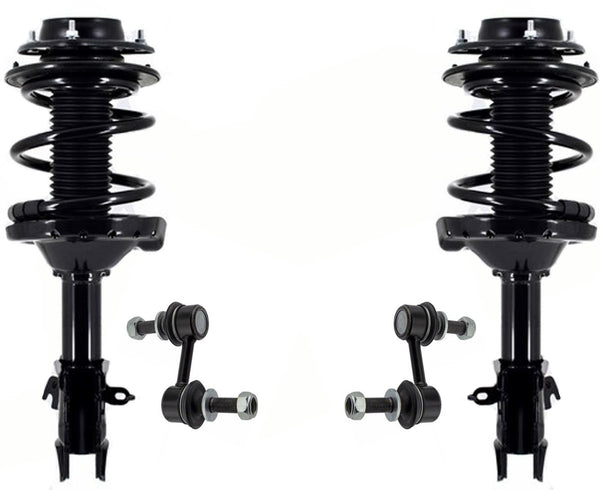Front Complete Struts Assembly & Sway Bar Links For Subaru WRX 2015-2021