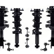 Front & Rear Complete Struts Assembly & Sway Bar Links For Subaru WRX 2015-2021