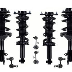 Front & Rear Complete Struts Assembly & Sway Bar Links For Subaru WRX 2015-2021