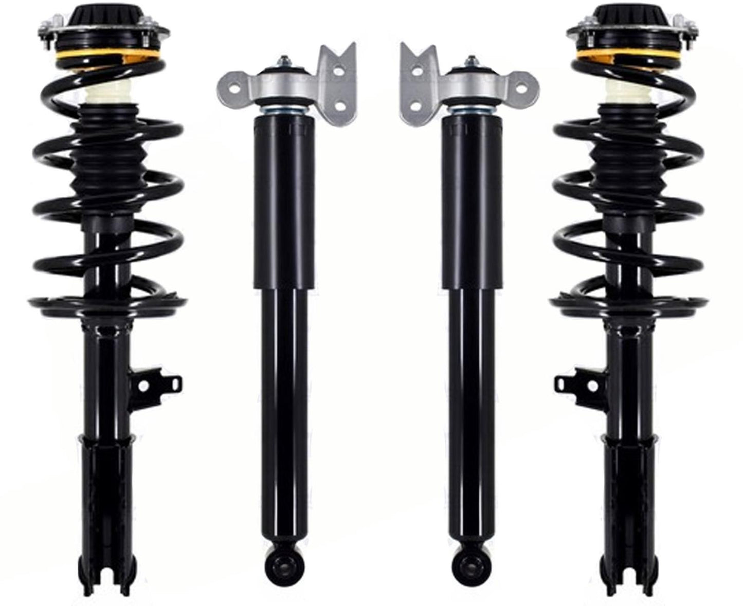 Front Complete Struts Assembly & Rear Shocks For Chevrolet Traverse 2018--2021
