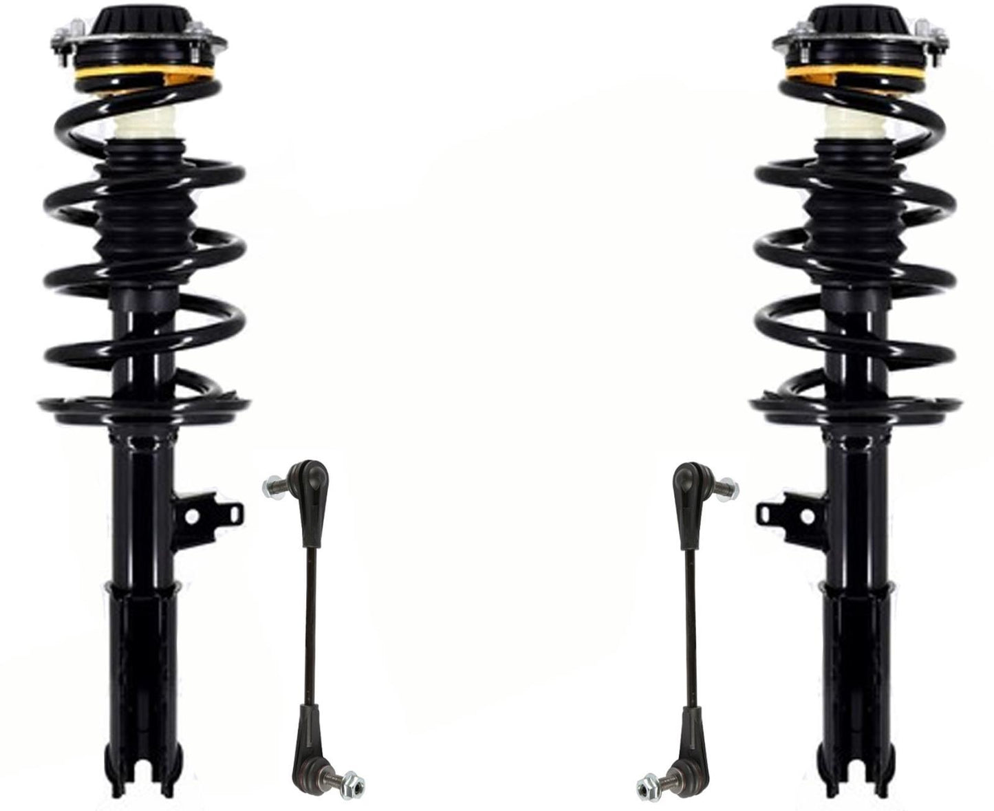 Front Complete Struts Assembly & Sway Bars For Chevrolet Traverse 2018--2021