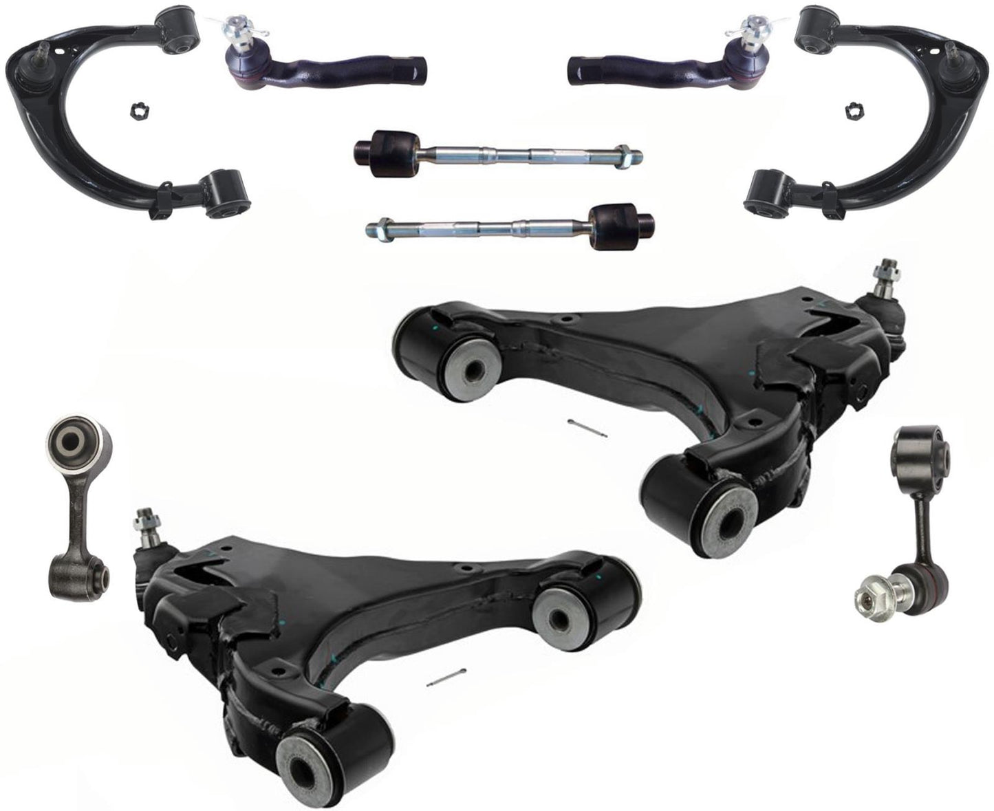 Barras de acoplamiento y enlaces de brazos de control superior inferior para Toyota Land Cruiser 2008-2021