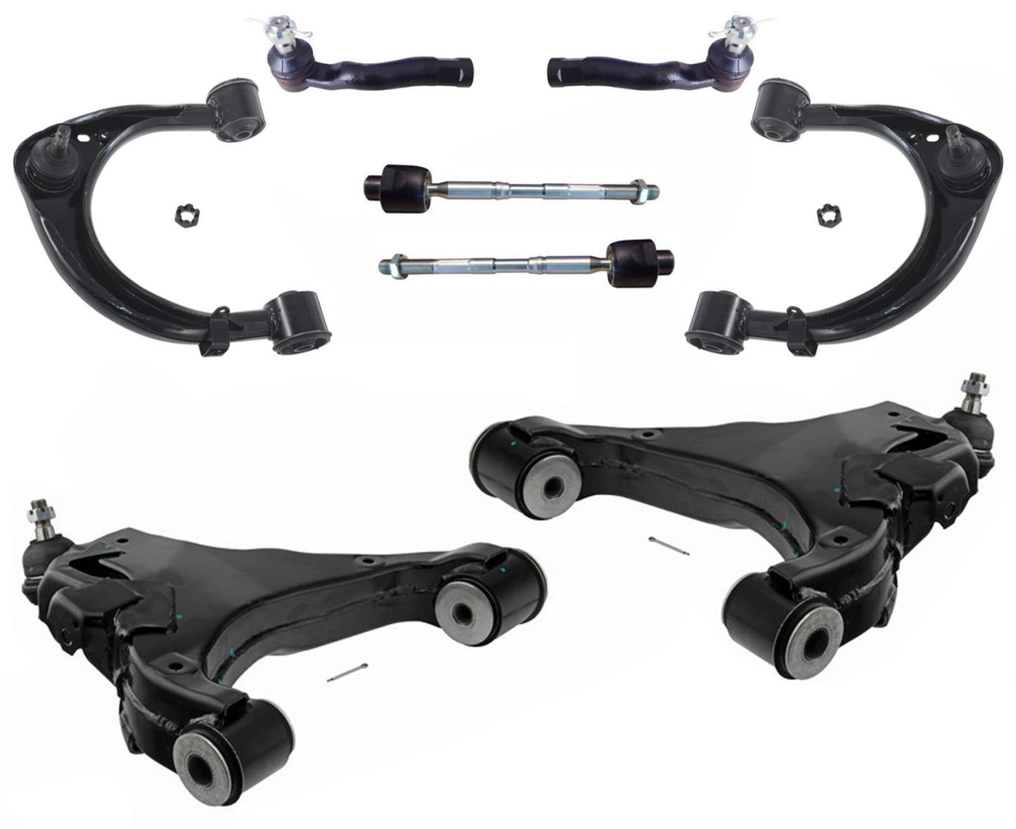 Front Upper Lower Control Arms BJ Tie Rods For Toyota Land Cruiser 2008-2021