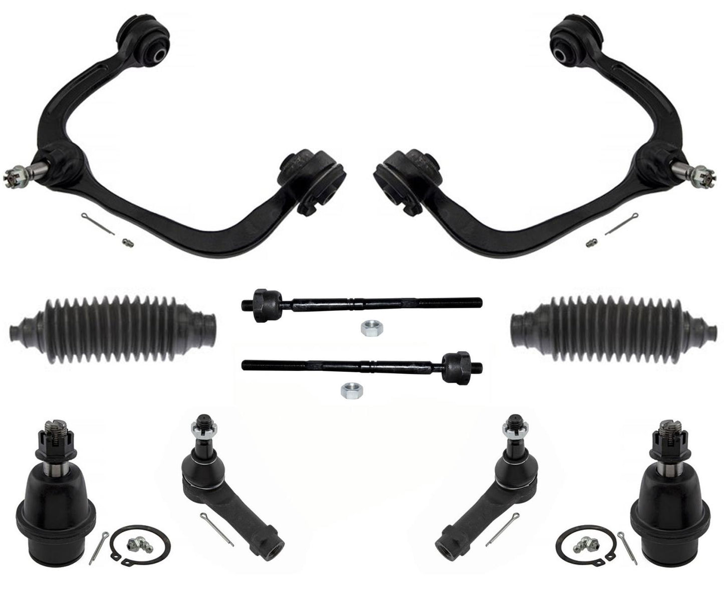 Brazos de control superiores, varillas de unión de rótula inferiores para Ford F150, tracción a las 4 ruedas 04-08