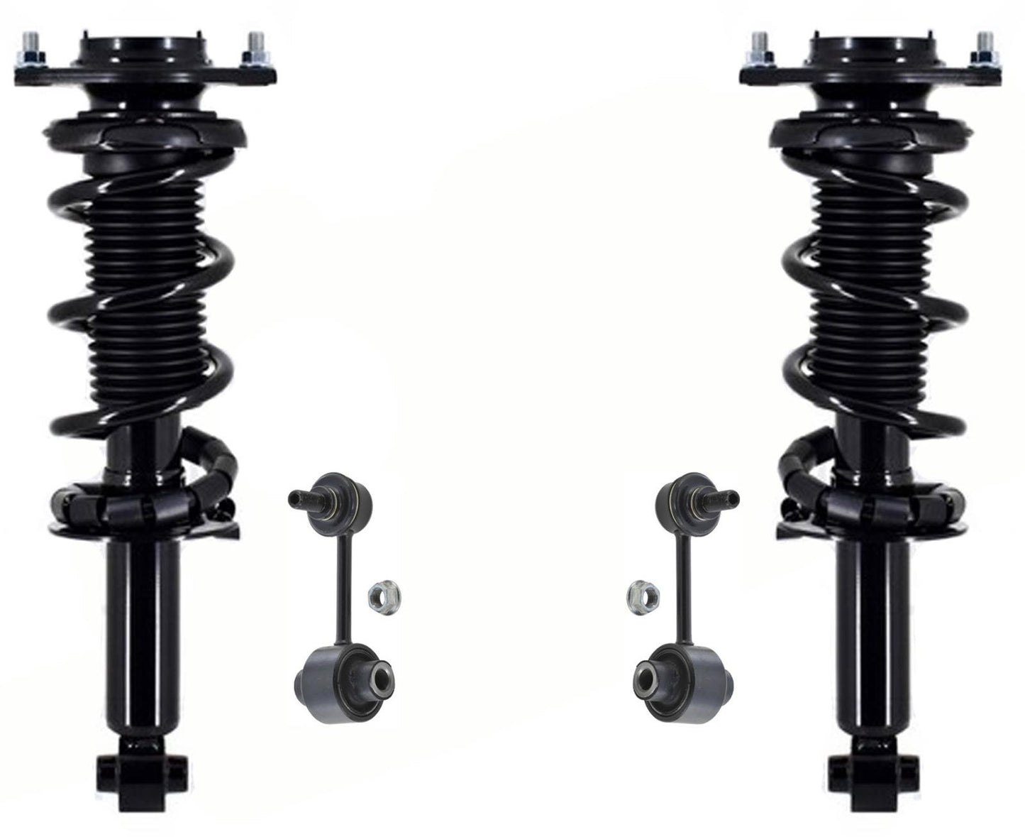 Conjunto de puntales traseros completos y enlaces de barra estabilizadora para Subaru WRX 2018-2019