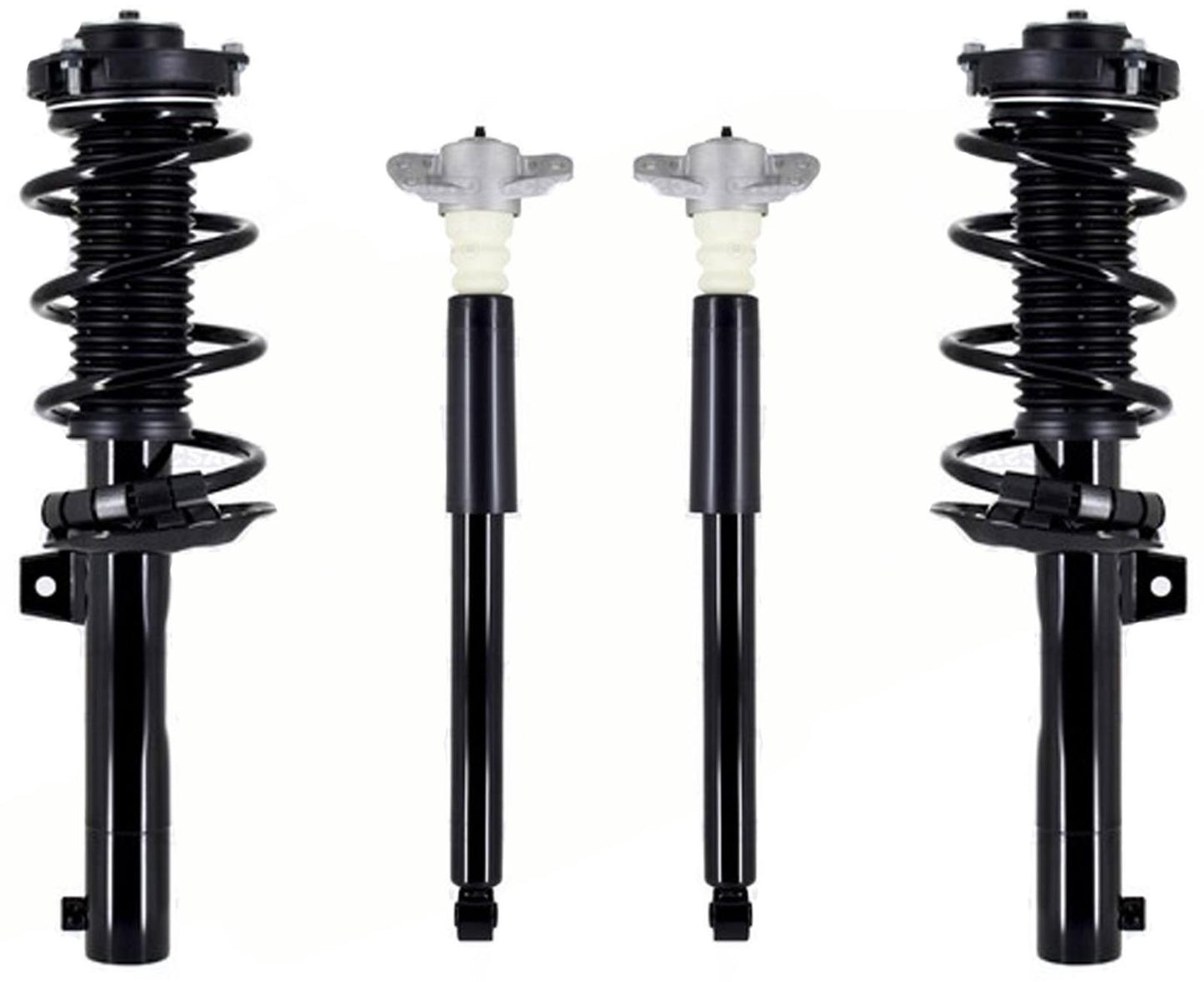 Puntales delanteros completos y amortiguadores traseros para Volkswagen Tiguan 2.0L 2009-2017