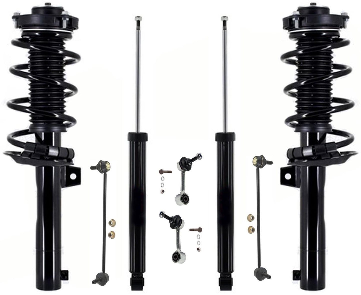 Front Struts Rear Shocks & Links For Audi Q3 2015-18 Exc. Electronic Suspension