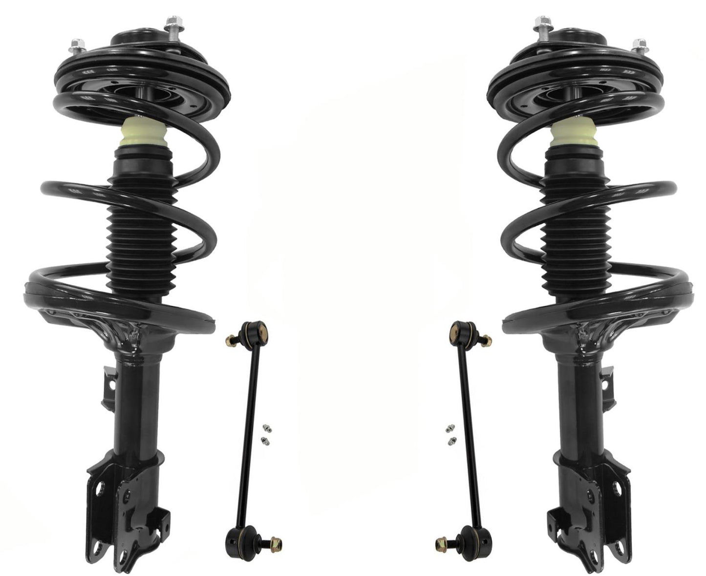 Front Complete Struts Assembly & Sway Bar Links For Mitsubishi Eclipse 06-2012