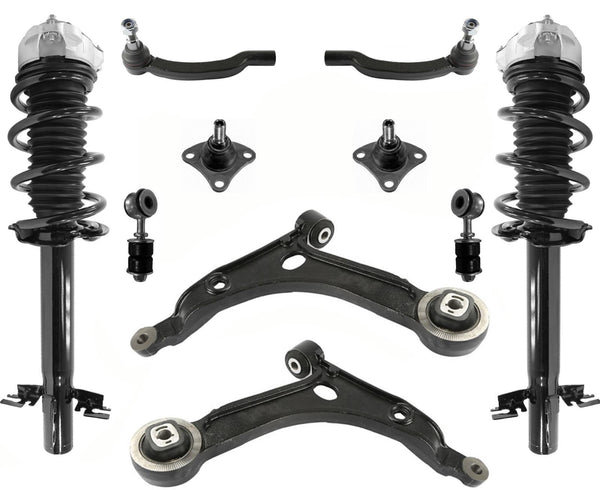 Front Struts Control Arms Ball Joints Tie Rods Links For Promaster 1500 14-2022
