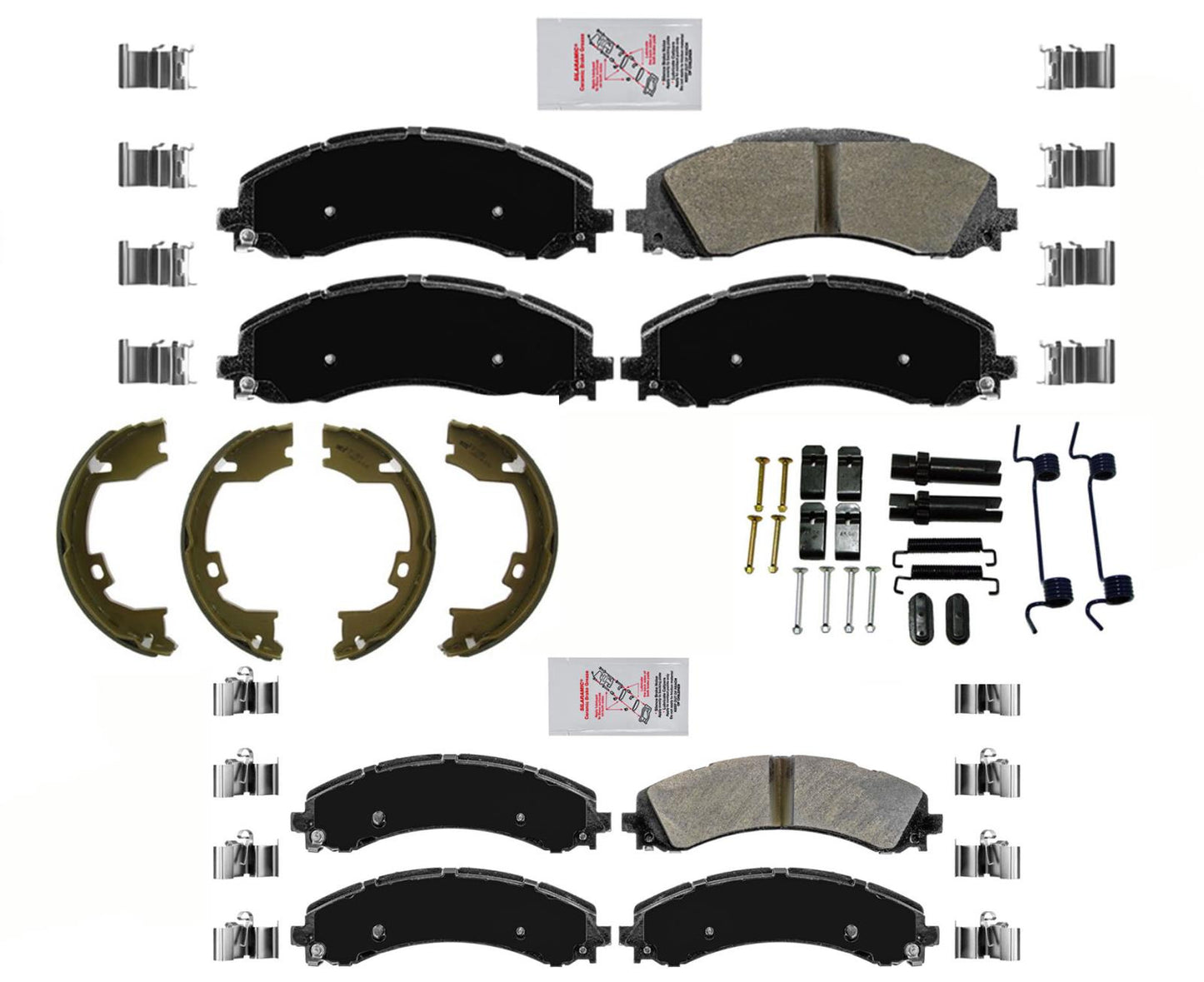 AmeriPRO Semi Metallic Pads for Ram 2500 Single Rear Wheel 2019-2021