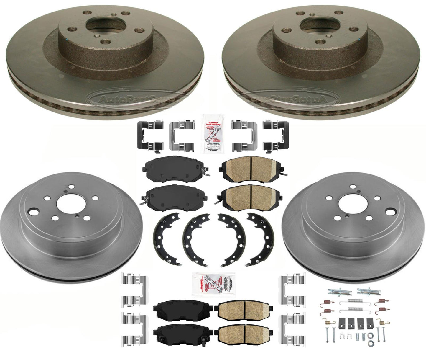 Rotores y pastillas de freno de disco de alto rendimiento para Subaru BRZ 13-20 con rotores traseros ventilados