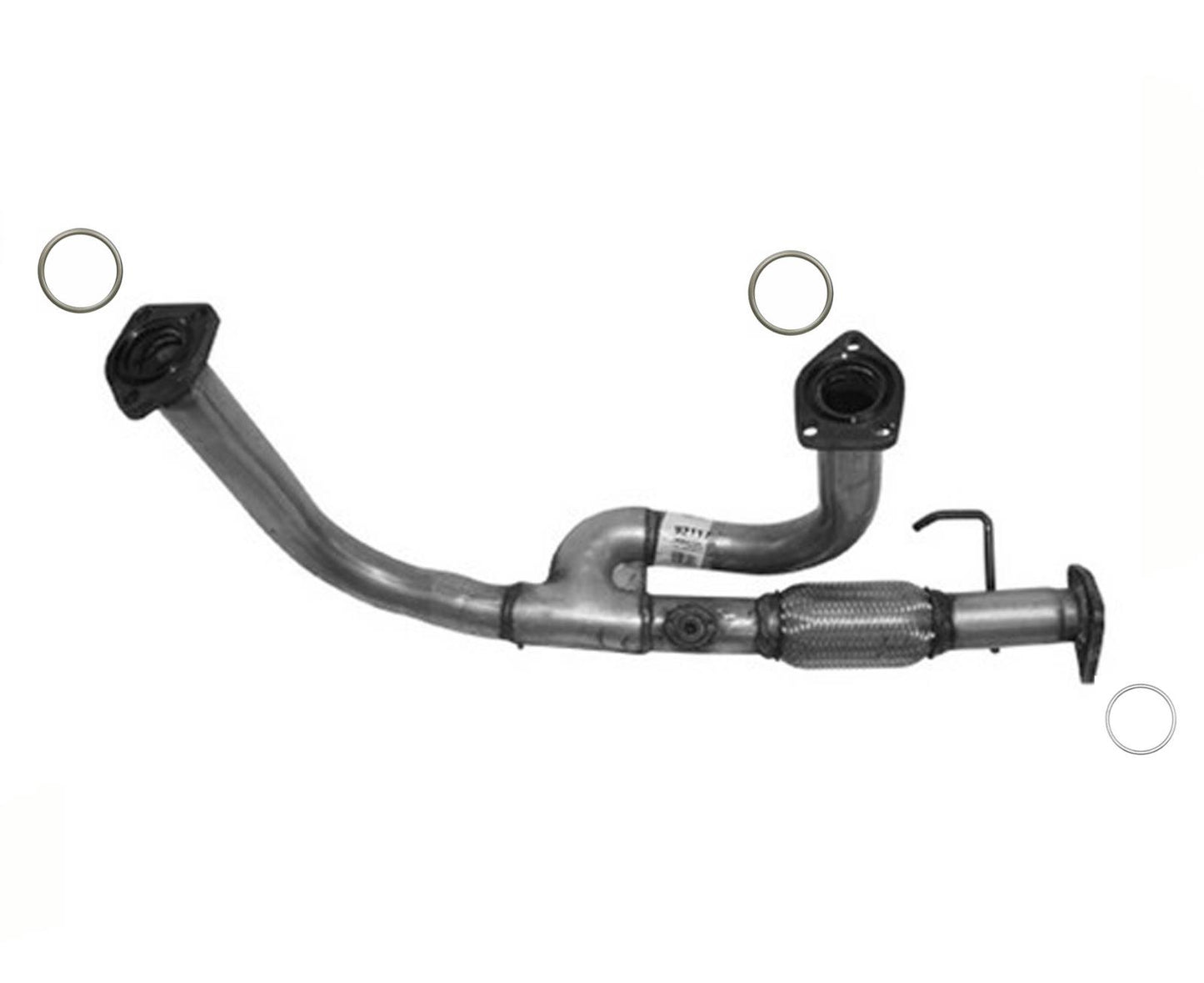 Front Under Engine Y Flex Pipe For Honda Pilot 03-04 3.5L REF 18210-S9V-A01