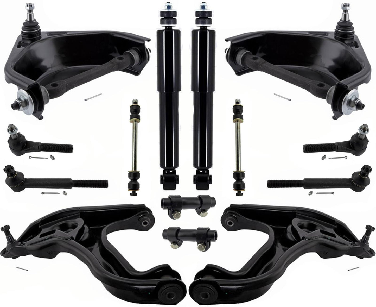 Control Arms Ball Joints 14pc for Dodge Ram 2500 Rear Wheel Drive Pick Up 94-99