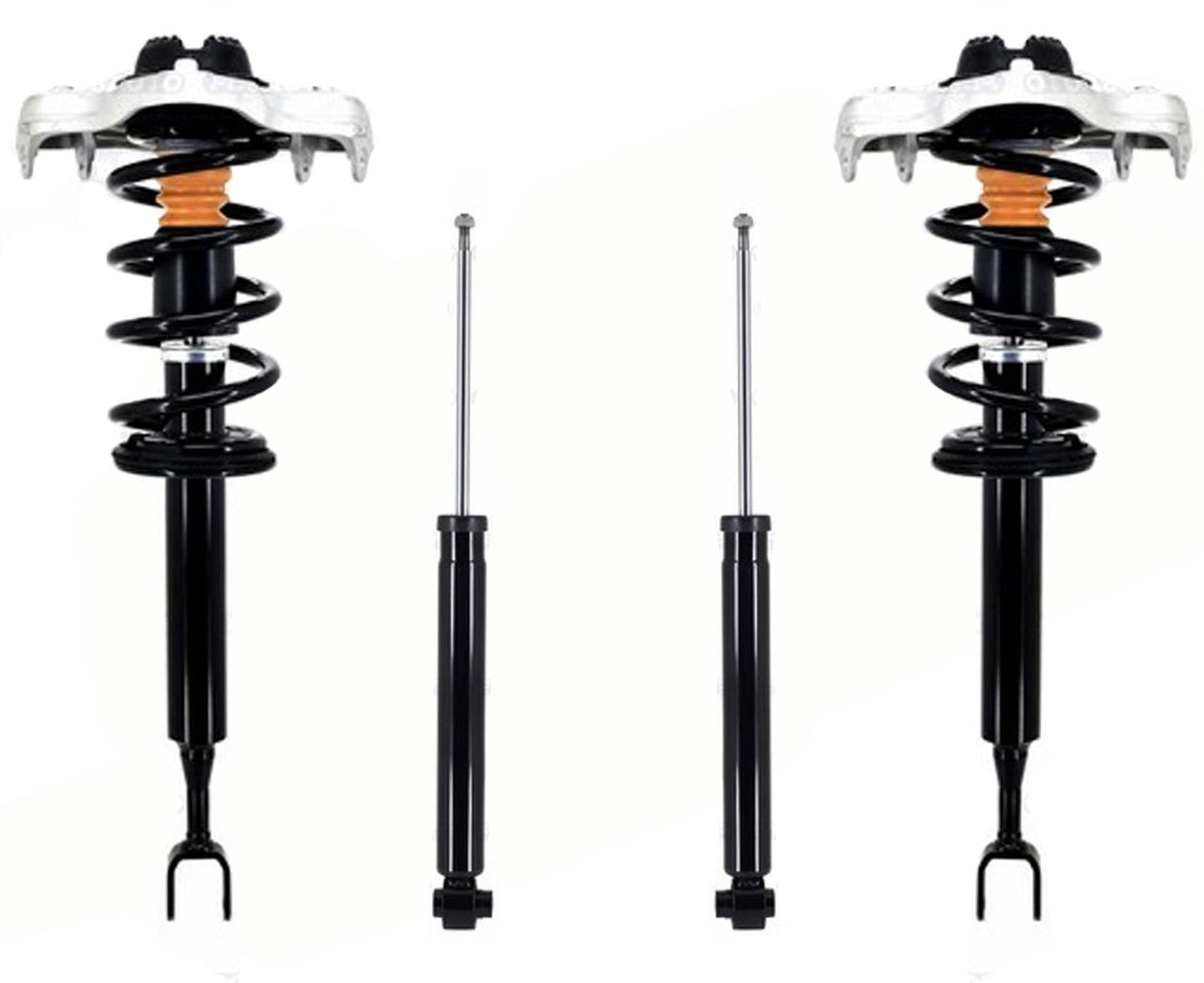 Front Complete Struts & Rear Shocks For Audi A4 4 Door Sedan & Wagon 2005-2008