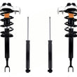 Front Complete Struts & Rear Shocks For Audi A4 4 Door Sedan & Wagon 2005-2008