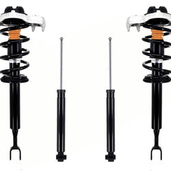 Front Complete Struts & Rear Shocks For Audi A4 4 Door Sedan & Wagon 2005-2008