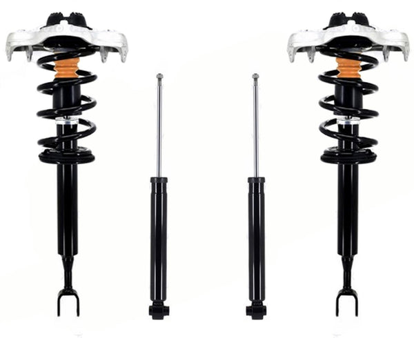 Front Complete Struts & Rear Shocks For Audi A4 4 Door Sedan & Wagon 2005-2008