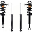 Front Complete Struts & Rear Shocks For Audi A4 4 Door Sedan & Wagon 05-2008