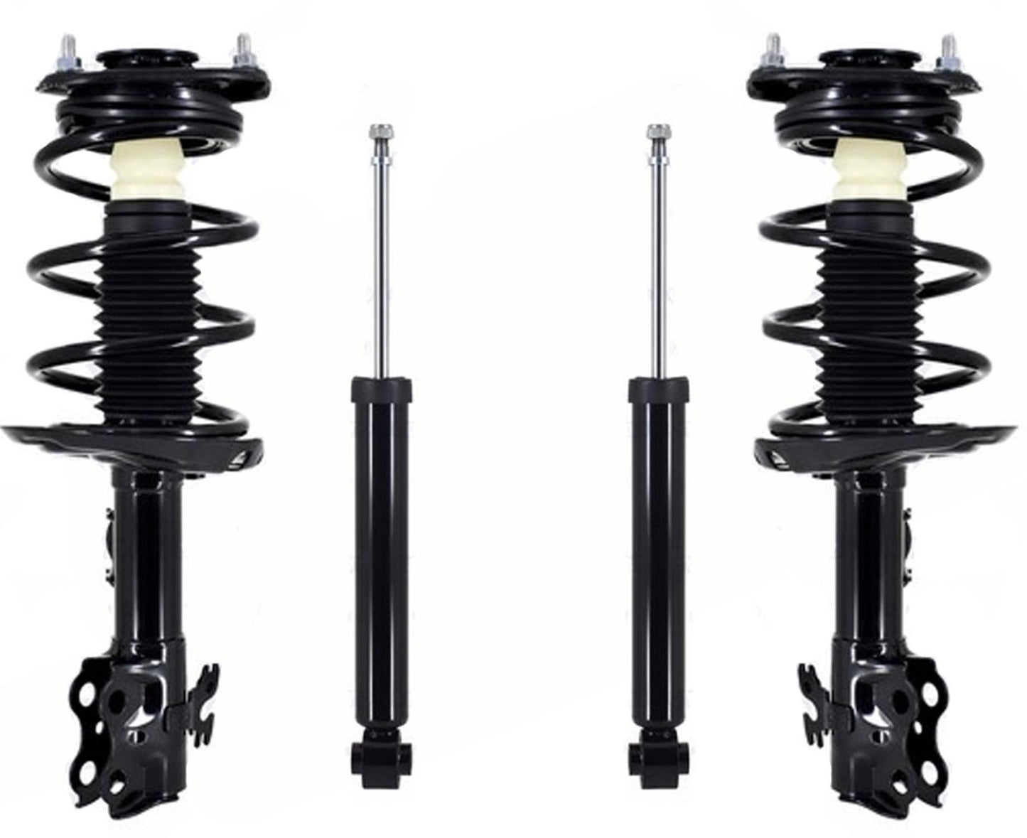 Front Complete Struts Assembly & Rear Shocks For Toyota Prius 2016-2018