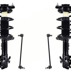 Front Complete Struts & Coil Spring Assembly & Links For Toyota Prius 2016-2021