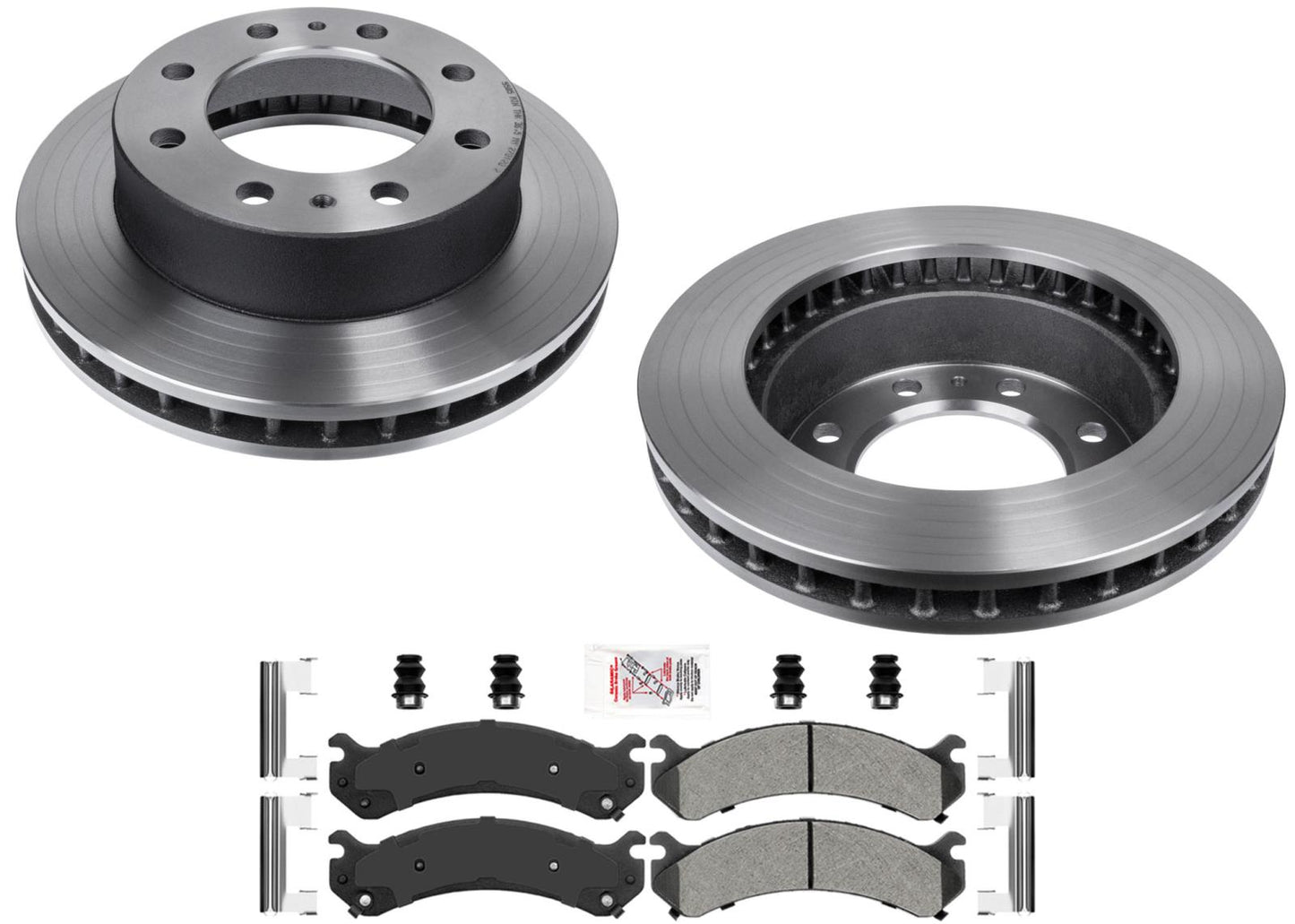 Pastillas de rotores de freno de disco con alto contenido de carbono para servicio de flota GM Express Van 2500 2017-2020