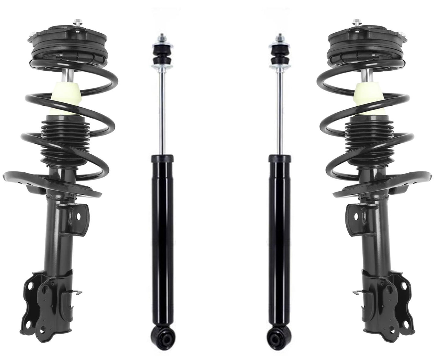 Front Complete Spring Struts & Rear Shocks For Nissan Sentra 1.8L 2013