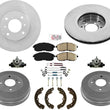 For Nissan Altima 2.4L 1999-2000 Front Brake Rotors Drums Pads Shoes Cylinders